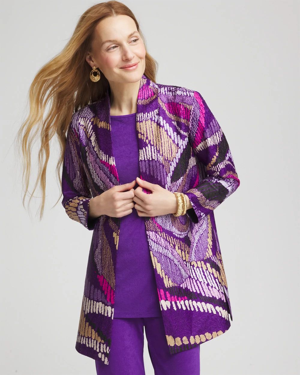 Travelers™ Collection Rio Reversible Crushed Jacket | Chico's